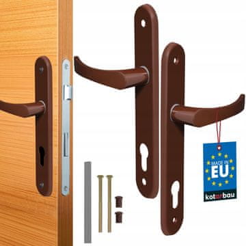 shumee Kljuka za vrata, dolžina: 90 cm, aluminij, bronast vložek