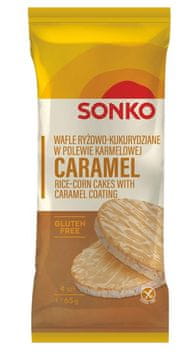 shumee Sonko riževi in koruzni vaflji s karamelnim prelivom 65 g