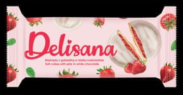 shumee Delisana piškoti z jagodnim želejem v beli čokoladi 135 g