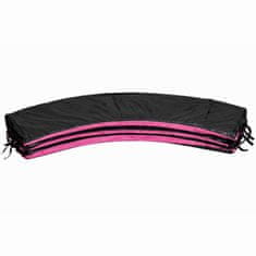 shumee Prevleka za vzmet za trampolin Sport Max 8ft črna in roza