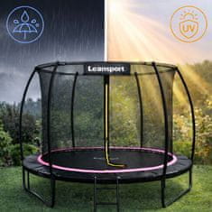 shumee Prevleka za vzmet za trampolin Sport Max 8ft črna in roza