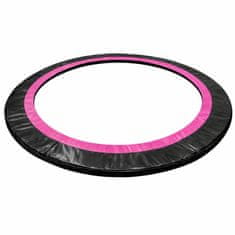 shumee Prevleka za vzmet za trampolin Sport Max 8ft črna in roza