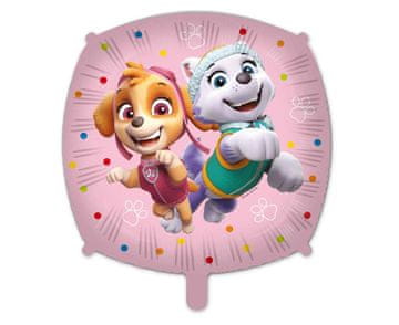 Procos Folija balon Paw Patrol Pink Skye Everest z utežjo, 46 cm