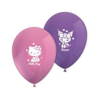 Procos Baloni iz lateksa Hello Kitty, večbarvni, 23 cm, 8 kosov.