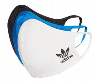 Adidas Adidas maska za večkratno uporabo, paket 3, logotip S WŁG