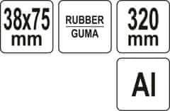 YATO 75 mm pritisni valj z aluminijastim ročajem YT-44150 Yato