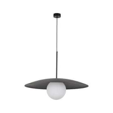 TK Lighting Viseča svetilka SLATE BLACK GLASS 10637