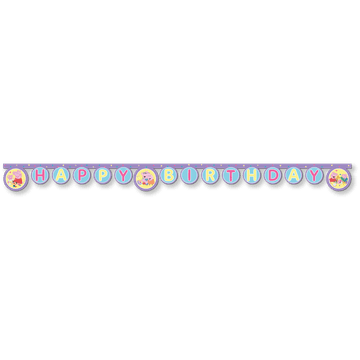 Procos Papirnat rojstnodnevni transparent Pujske Pepa 2 m 1 kos.