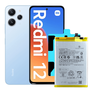 shumee Baterija za Xiaomi Redmi 12 BM5R 4900 mAh + montažni trak