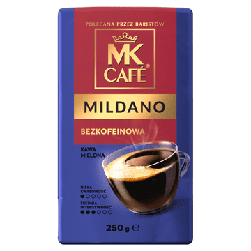 Strauss MK Café Mildano pražena in mleta kava brez kofeina 250 g