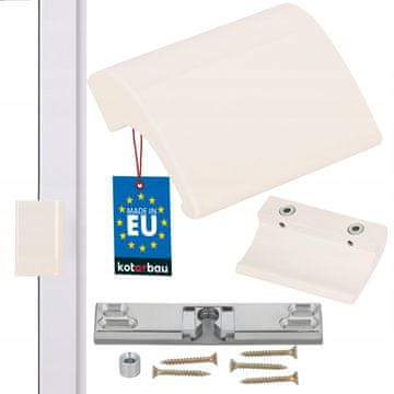 shumee Aluminijasta ročaja Balk DE luxe RAL 9001 kremna + zapah