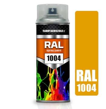 shumee RAL 1004 sijajni akrilni lak v spreju 400 ml zlato rumen