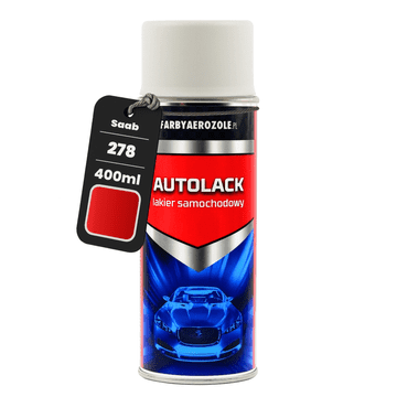 shumee Saab 278 Laser Red - Rdeča barva za avto v spreju 400 ml