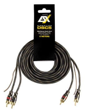 ESX ESX DSC5 - RCA signalni kabel, dolg 5 m, čisti OFC baker