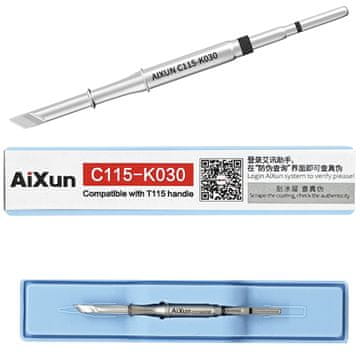 shumee Aixun C115-K030 precizna spajkalna konica, tip K, 0,3 mm