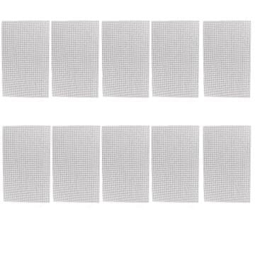 shumee Plastična mreža za varjenje 10 kosov 0,3 mm 20 x 12,5 cm