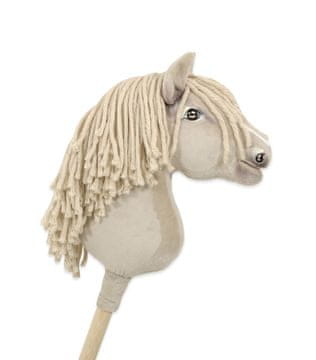 BB Hobby Horse Medium Premium Stick Horse Cream Cremello A4