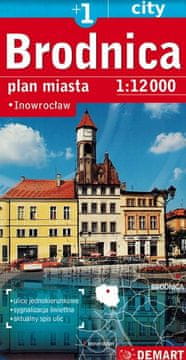 shumee Brodnica +1. Inowrocław. Zemljevid / načrt mesta. Demart