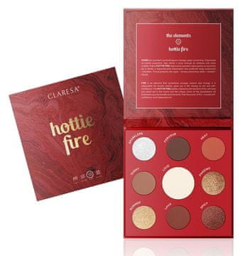 Claresa Claresa Elements Hottie Fire paleta 9 senčil za oči 12 g