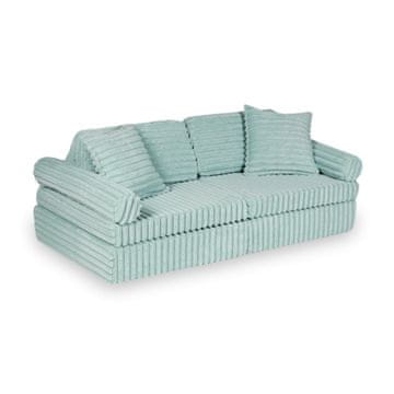 shumee Montessori Comfort Waffle Mini igralni kavč svetlo metin