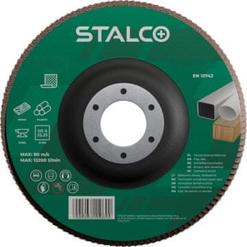 shumee Lamelni brusni disk Stalco ø125 x 22,23 mm, G100 S-62250