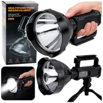 shumee Velika svetilka s stojalom, LED iskalna svetilka W5120, prenosna baterija 31 cm