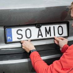 AMIO Brezžična WiFi vzvratna parkirna kamera v okvirju registrske tablice amio-03539
