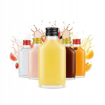 shumee 5x stekleničke, termovka 100 ml + pokrovček ZA tinkture, mesečina, poroka