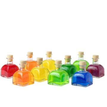 shumee 10x Elsa steklenička 170 ml z zamaškom 10 kosov. Za liker, tinkturo, vodko, sok