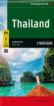 shumee Tajska 1:900.000. Cestni in turistični zemljevid. Izdaja 2024. Freytag & Berndt