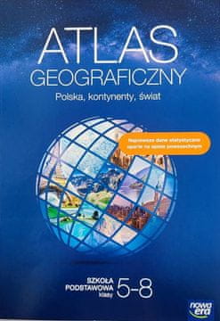 shumee Geografski atlas. Poljska, celine, svet. Osnovna šola, 5.–8. razred. Nova doba.