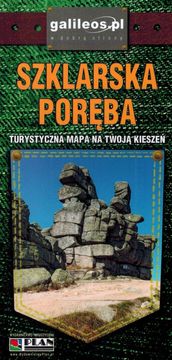 shumee Szklarska Poręba 1:10.000. Laminiran žepni zemljevid / Zemljevid mesta. Galilej