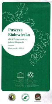 Inny Beloveški gozd 1:92.000. Poljsko-beloruska čezmejna stran, Turistični zemljevid