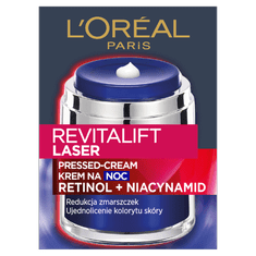 L’Oréal Loreal Revitalift Laser Pressed Cream nočna krema - retinol in niacinamid 50 ml
