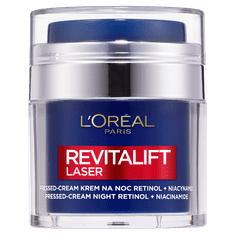 L’Oréal Loreal Revitalift Laser Pressed Cream nočna krema - retinol in niacinamid 50 ml