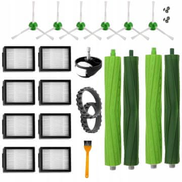shumee Komplet velikih krtačnih filtrov za iRobot Roomba E5 E6 E7 I7 i4+ i6+ i8+ e5 e6