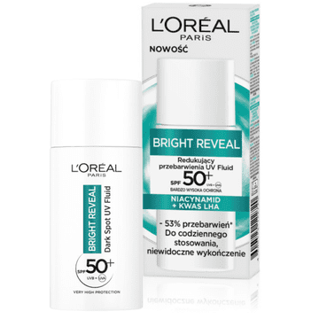 shumee L'Oreal Paris Bright Reveal fluid za zmanjševanje UV-barve z ZF50+ 50 ml