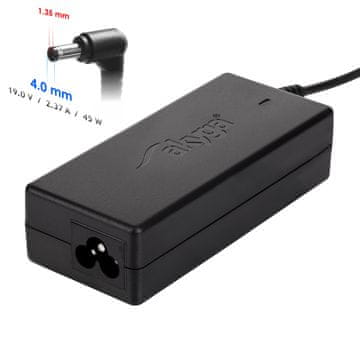 Akyga Akyga AK-ND-54 napajalnik za prenosnik Asus 19V 2,37A 45W 4,0 x 1,35 mm omrežni