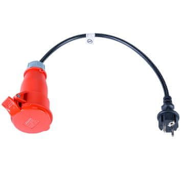 Akyga Adapter CEE 5-pin / CEE 7/7 16A Schuko Akyga AK-SC-E06 kabel 50cm evse polnilec