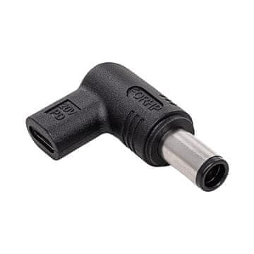Akyga USB-C / 7,4 x 5,0 mm adapter za prenosnik HP asus AK-ND-C07 Power Delivery 100W