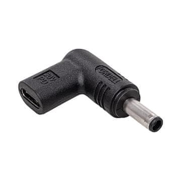 Akyga USB-C / 4,5 x 3,0 mm adapter za prenosnik Dell Asus AK-ND-C10 Power Delivery 10