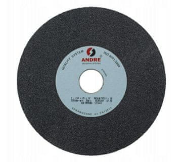 shumee Andre ploščati brusilni disk 200 mm x 25 mm x 32 mm 98C60K7VC01-35 črn "TIP 1"