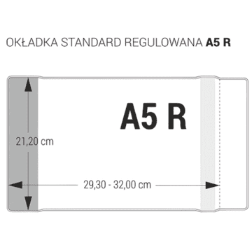 BIURFOL Biurfol standardni ovitek nastavljiv A5 brezbarven 212 x 293 - 320 mm 25 kosov