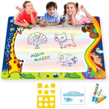 TOP GIFT TG67278 velika vodna podloga ZA risanje akvarelnih barv mega komplet + dodatki