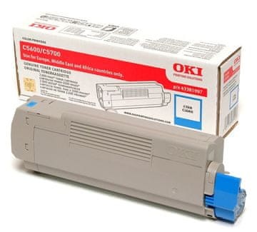 OKI Oki C5600 C (43381907) moder, originalen toner