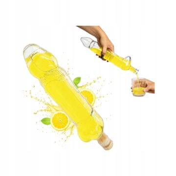 shumee Steklenica Eros 400ml steklena karafa kot darilo, smešen pripomoček za likerje