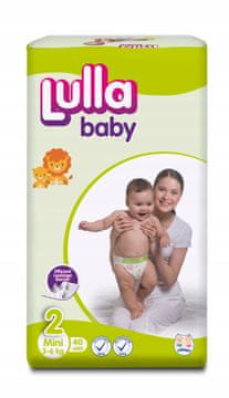 shumee Lulla Baby plenice za enkratno uporabo Mini velikost 2, 40 kosov EKO pakiranje