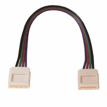 shumee Priključek za RGB LED trakove, 4-pinski, dvostranski, 10 mm, Eko-light EKPZ754