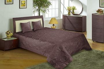 shumee Dekorativno pregrinjalo 170x210 orientalsko rjave barve z orientalskim vzorcem