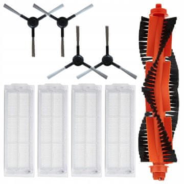 shumee Komplet krtačnih filtrov za Xiaomi Vacuum Mop Pro S10 | viomi V2 V3 - 9 kosov.